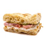 FOCACCIA MORTADELA, PESTO & STRACIATELLA